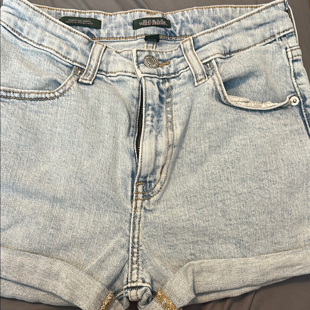 Wild Fable Light Blue Denim Jean  Shorts